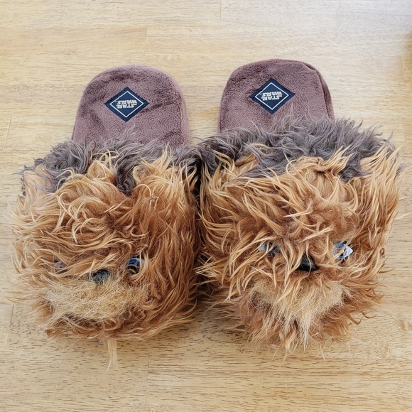 Star Wars Other - STAR WARS Chewbacca plush slippers L